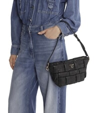 GUESS MARION Woven shoulder bag BLACK - Women&rsquo;s Bags - 5