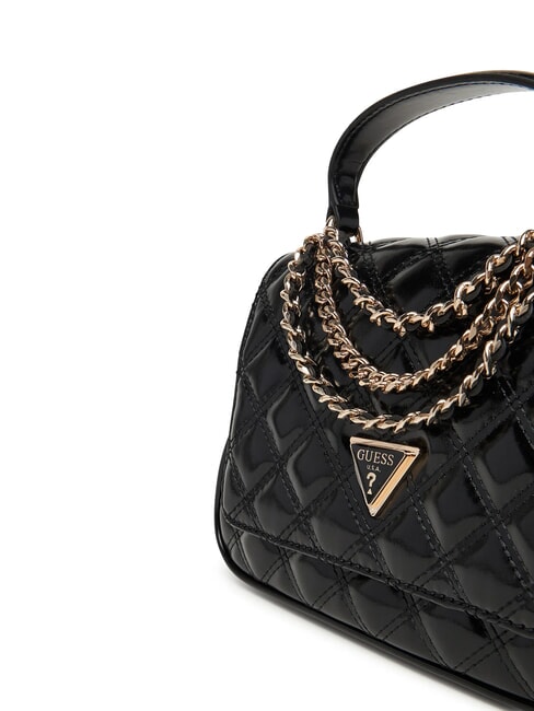 GIULLY Quilted handbag with shoulder strap BLACK - Women’s Bags