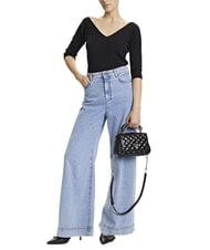 GUESS GIULLY Quilted handbag with shoulder strap BLACK - Women’s Bags - 5