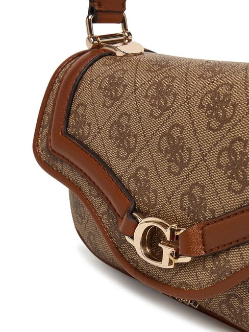 DEA Small shoulder bag with flap MILK LOGO - Women’s Bags