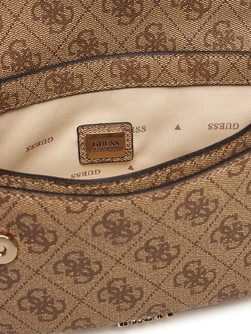 DEA Small shoulder bag with flap MILK LOGO - Women’s Bags