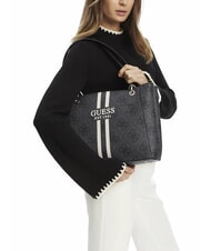 GUESS NOELLE Printed shoulder tote bag vikky large roo coalog tote bag - Women’s Bags - 4