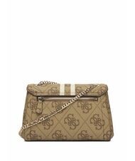 GUESS NOELLE 2 Logo shoulder bag, crossbody bag MILK LOGO - Women’s Bags - 4