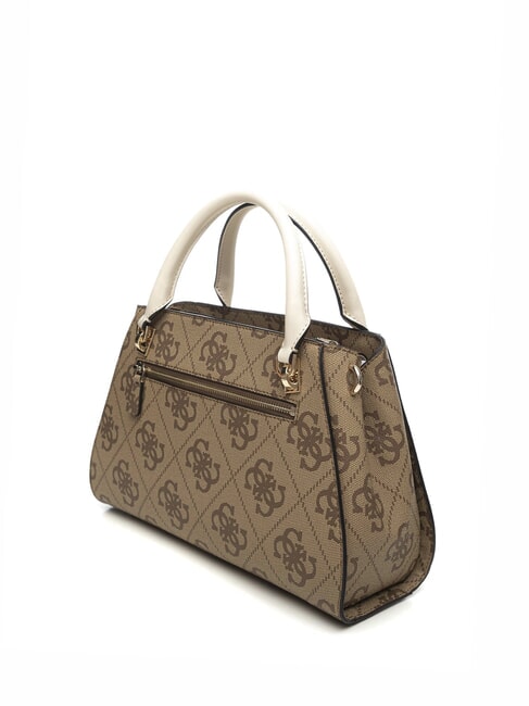 NOELLE 2 LUXURY Handbag with shoulder strap MILK LOGO - Women’s Bags