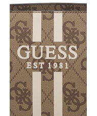 GUESS NOELLE 2 LUXURY Handbag with shoulder strap MILK LOGO - Women’s Bags - 3