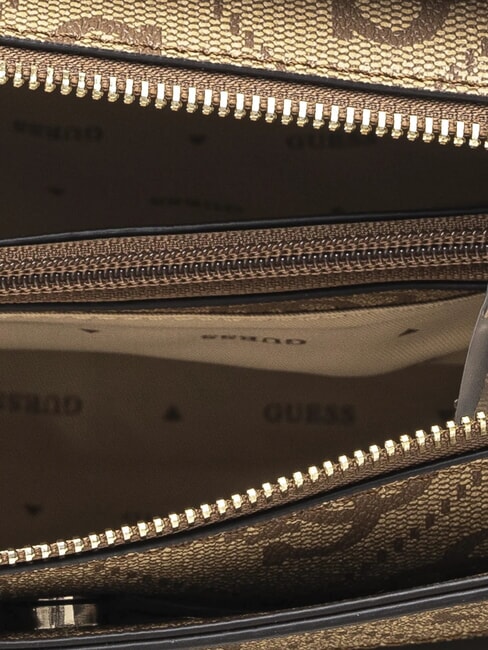 NOELLE 2 LUXURY Handbag with shoulder strap MILK LOGO - Women’s Bags