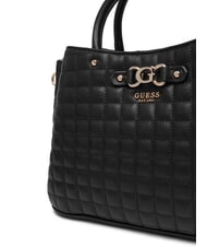 GUESS NADIRA Quilted handbag with shoulder strap BLACK - Women’s Bags - 3