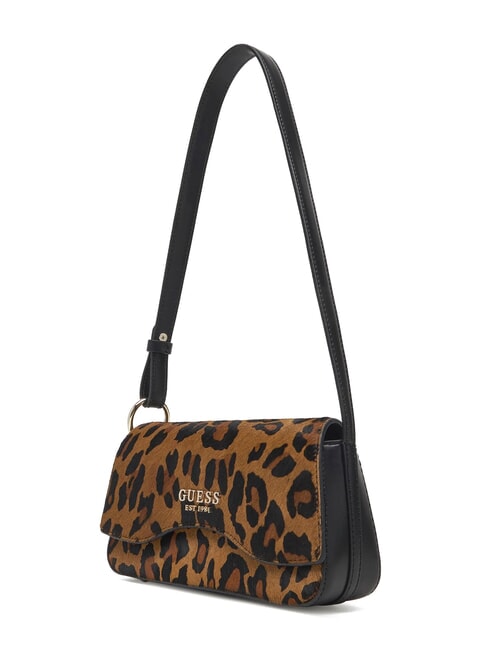 DOMITILLA St. animalier leather shoulder bag leopard - Women’s Bags
