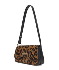 GUESS DOMITILLA St. animalier leather shoulder bag - Women’s Bags