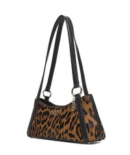 GUESS DOMITILLA St. animalier leather shoulder bag - Women’s Bags
