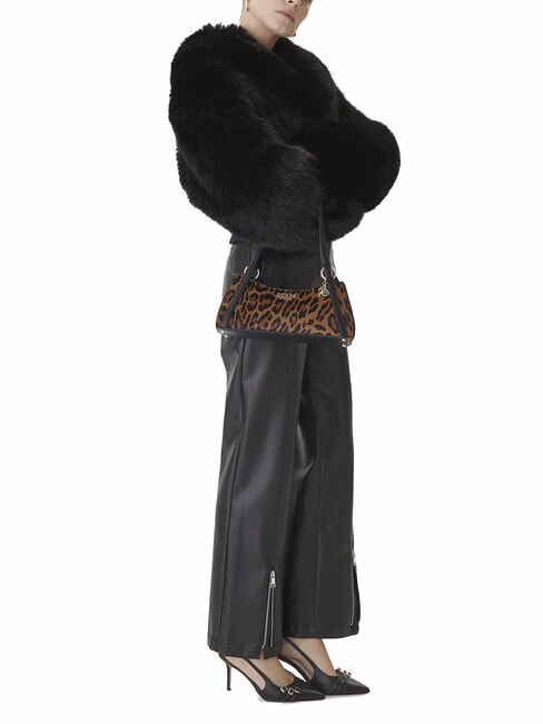 DOMITILLA St. animalier leather shoulder bag leopard - Women’s Bags