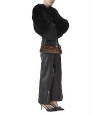 GUESS DOMITILLA St. animalier leather shoulder bag leopard - Women’s Bags - 5