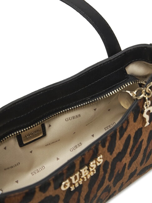 DOMITILLA St. animalier leather shoulder bag leopard - Women’s Bags