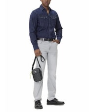 GUESS MILANO Mini bag with 4G logo print BLACK - Over-the-shoulder Bags for Men - 5