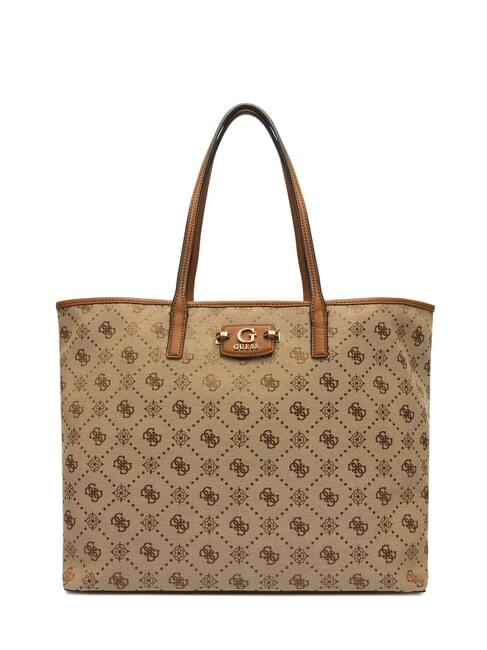 NEDA Jacquard fabric shopper bag MILK LOGO - Women’s Bags