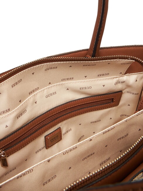 NEDA Jacquard fabric tote bag MILK LOGO - Women’s Bags