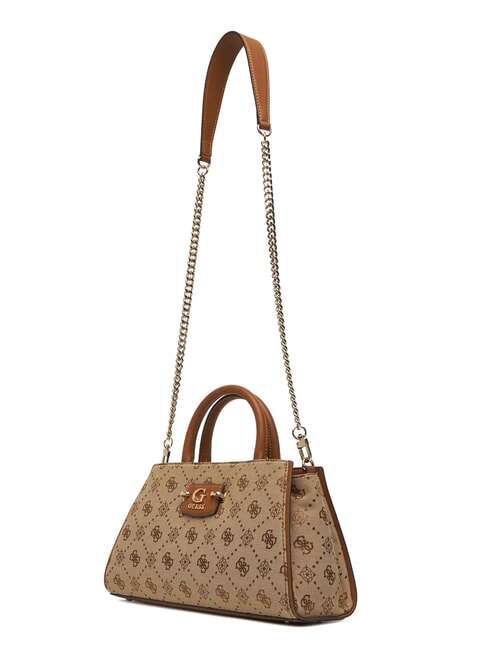 NEDA Jacquard fabric handbag MILK LOGO - Women’s Bags