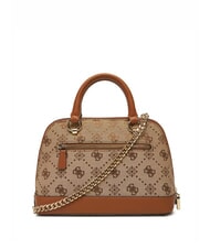 GUESS NEDA Dome bag in jacquard fabric - Women’s Bags