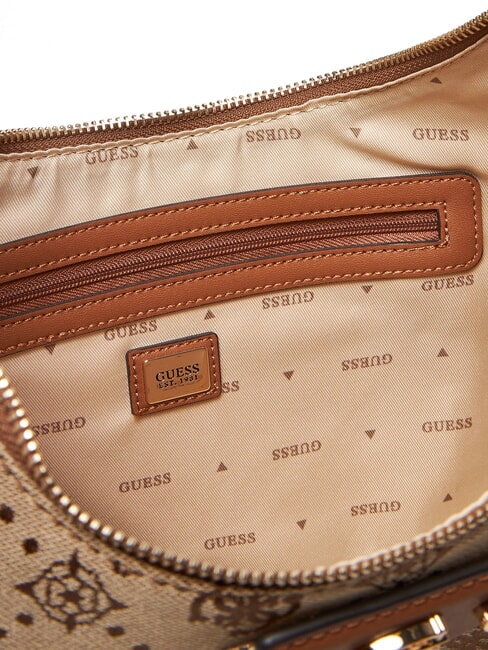 NEDA Jacquard fabric hobo shoulder bag MILK LOGO - Women&rsquo;s Bags