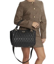 GUESS VALLA Quilted handbag with shoulder strap BLACK - Women&rsquo;s Bags - 5