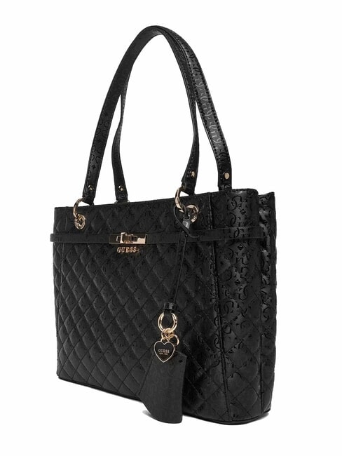 IDRA Quilted shoulder shopper bag BLACK - Women&rsquo;s Bags