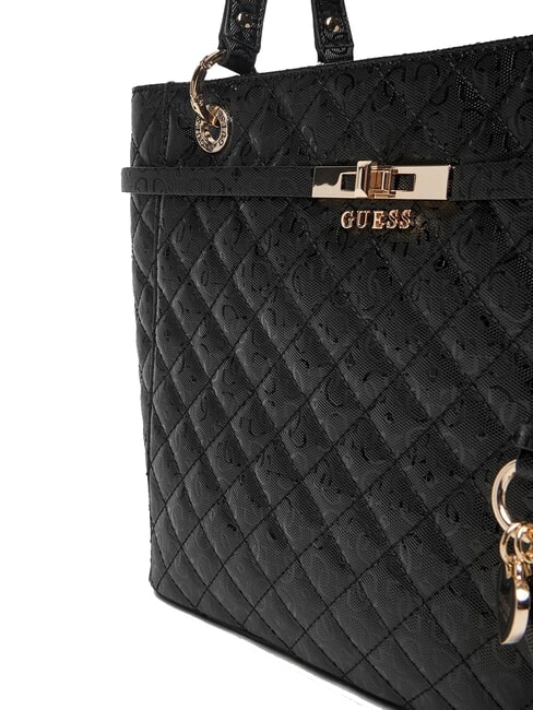 IDRA Quilted shoulder shopper bag BLACK - Women&rsquo;s Bags