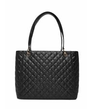 GUESS IDRA Quilted shoulder shopper bag BLACK - Women&rsquo;s Bags - 4