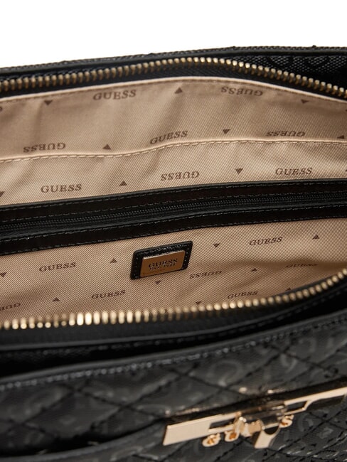 IDRA Quilted shoulder shopper bag BLACK - Women&rsquo;s Bags