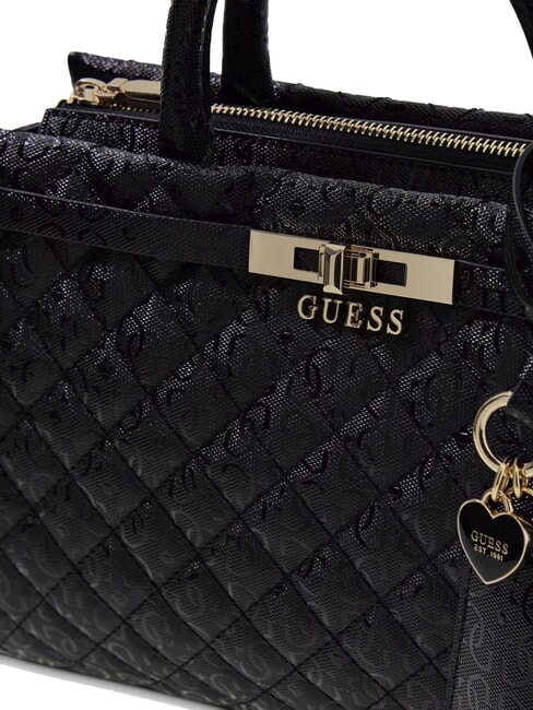 IDRA Quilted handbag with shoulder strap BLACK - Women&rsquo;s Bags