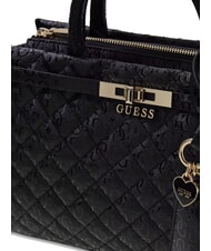 GUESS IDRA Quilted handbag with shoulder strap BLACK - Women&rsquo;s Bags - 4