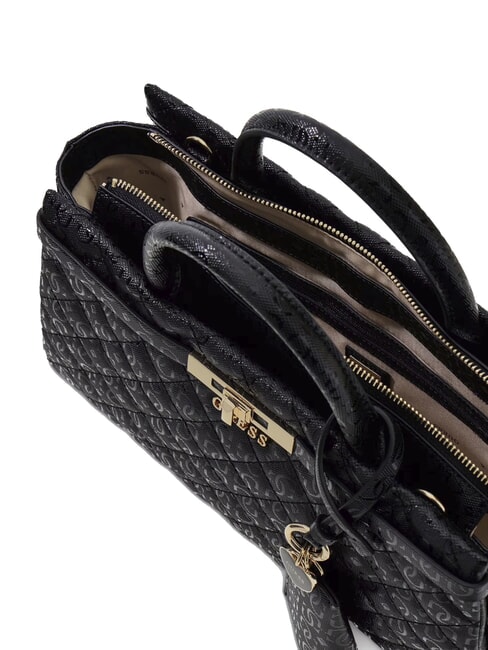 IDRA Quilted handbag with shoulder strap BLACK - Women&rsquo;s Bags