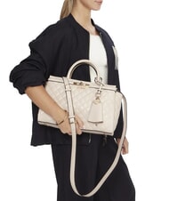 GUESS IDRA Quilted handbag with shoulder strap BLACK - Women&rsquo;s Bags - 6