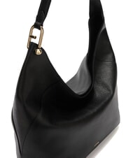 FURLA LARA Leather shoulder bag Black - Women&rsquo;s Bags - 3