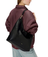 FURLA LARA Leather shoulder bag Black - Women&rsquo;s Bags - 5