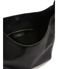 FURLA LARA Leather shoulder bag Black - Women&rsquo;s Bags - 7
