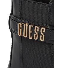 GUESS YELMA Metallic logo ankle boots BLACK - Women&rsquo;s shoes - 6