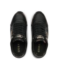 GUESS MOXEA Sneakers Woman BLACK BROWN - Women&rsquo;s shoes - 5