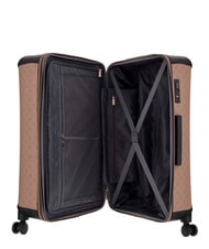 GUESS WILDER 28 Large Trolley dark taupe logo - Rigid Trolley Cases - 2