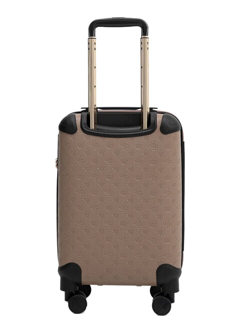 WILDER 18 Hand Luggage Trolley dark taupe logo - Hand luggage