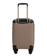 GUESS WILDER 18 Hand Luggage Trolley dark taupe logo - Hand luggage - 4