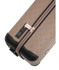 GUESS WILDER 18 Hand Luggage Trolley dark taupe logo - Hand luggage - 5