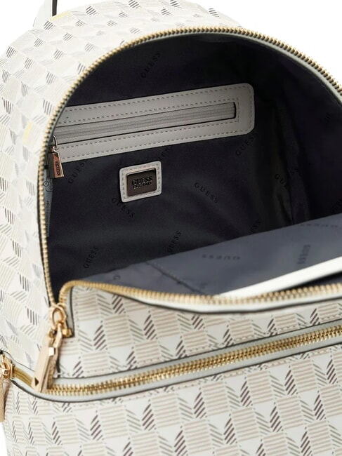 FOLLIE Jet Set Logo Print Backpack stone logo - Women&rsquo;s Bags