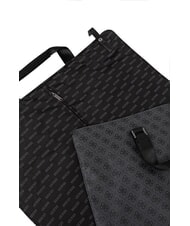 GUESS MILANO Duffel bag with garment bag BLACK - Duffle bags - 5