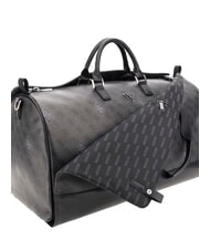GUESS MILANO Convertible duffel bag BLACK / WHITE - Duffle bags - 5
