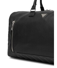 GUESS TORINO Duffel bag with shoulder strap BLACK - Duffle bags - 3