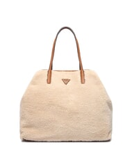 GUESS VICTORIA Teddy shopper bag with clutch natural / cognac - Women&rsquo;s Bags - 4