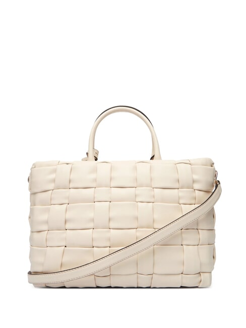 MARION Woven handbag with shoulder strap bone - Women&rsquo;s Bags