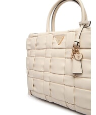 GUESS MARION Woven handbag with shoulder strap bone - Women&rsquo;s Bags - 3