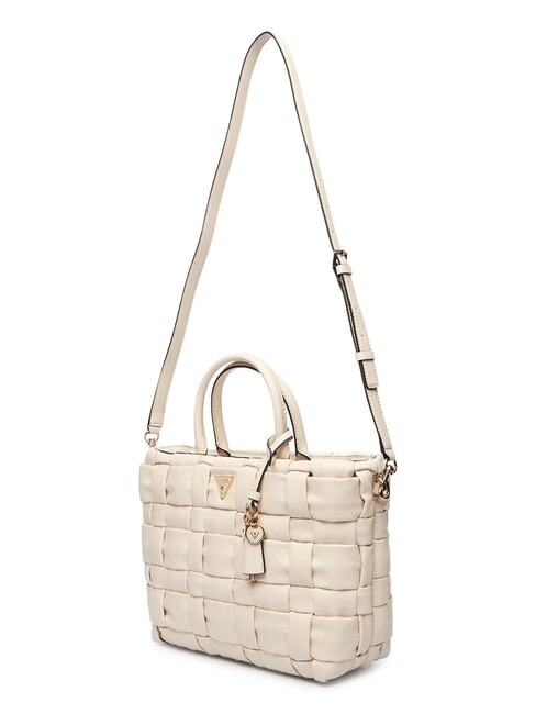 MARION Woven handbag with shoulder strap bone - Women&rsquo;s Bags