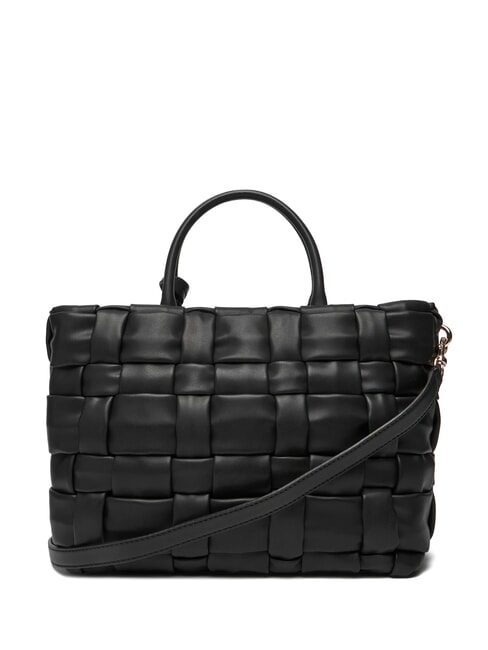 MARION Woven handbag with shoulder strap BLACK - Women&rsquo;s Bags